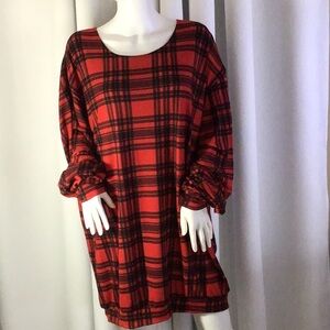 Flannel tunic lot444 nwot